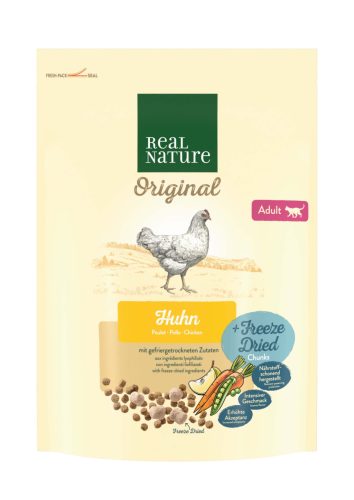 Real Nature Original Freeze adult szárnyas száraz macskaeledel 300g