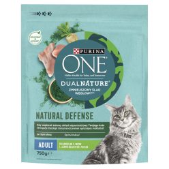   Purina One Dual Nature száraz macskaeledel spirulina&szárnyas 750g