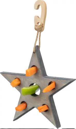 Trixie XMAS tölthető játék kisemlősöknek csillag 14x17cm