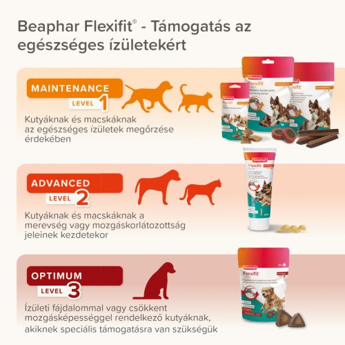 Beaphar Flexifit ízület támogató kutya rágórudak 150g
