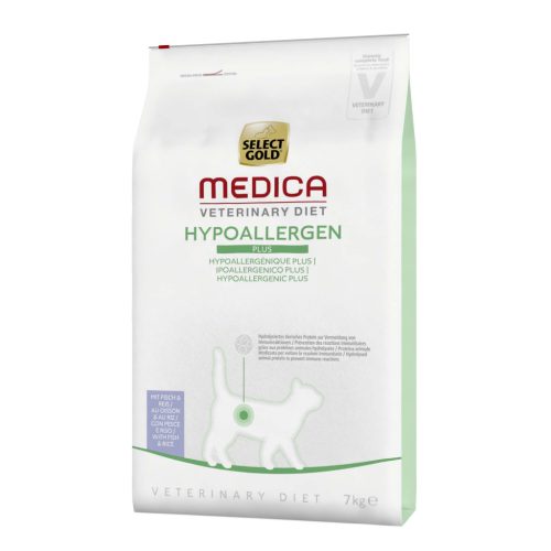 Select Gold Medica Hipoallergén Plus száraz macskaeledel hal 7kg