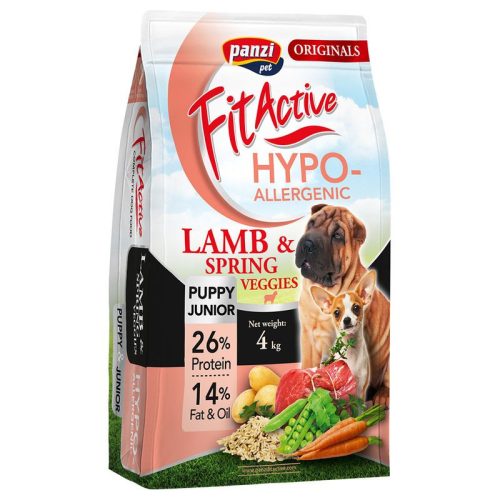 FitActive Originals Hipoallergén száraz kutyaeledel puppy bárány 4kg