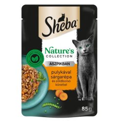   Sheba Nature's Collection aszpik tasak nedves eledel macskáknak pulyka&zöldség 28x85g