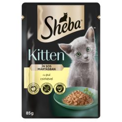 Sheba tasak nedves eledel kölyök macskáknak csirke 28x85g
