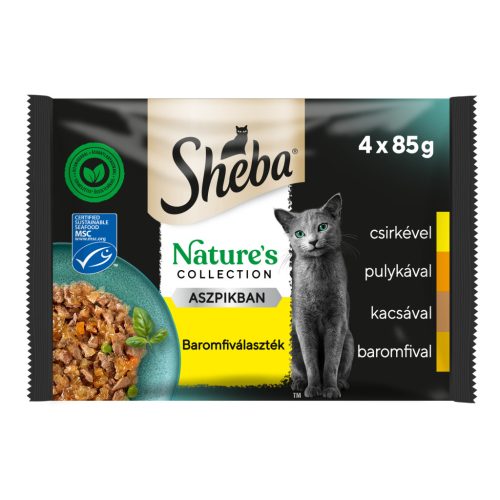 Sheba Nature's Collection macska tasak MP baromfi 4x85g