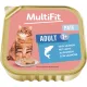 MultiFit Duo macska tálka adult lazac 16x100g