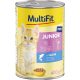 MultiFit macska konzerv paté junior lazac 6x400g