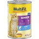 MultiFit macska senior konzerv paté lazac 6x400g