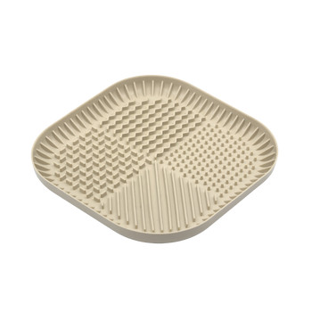 Fiboo Fiboowl licking mat L bézs 27x27cm