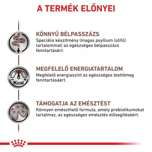 Royal Canin Veterinary Gastrointestinal Fibre Response emésztés rostban gazdag nedves macskaeledel  12x85g