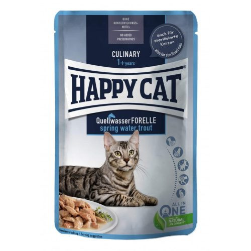 Happy Cat Culinary macskaeledel tasak pisztráng 20x85g