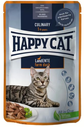 Happy Cat Culinary macska tasak kacsa 20x85g