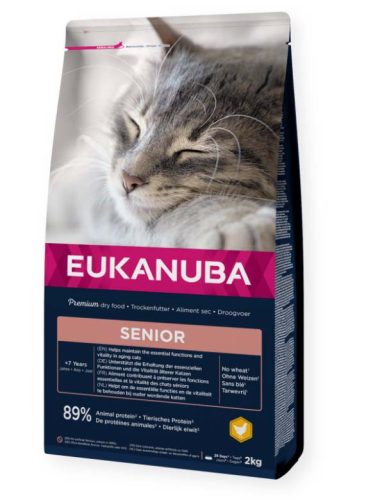 Eukanuba száraz macskaeledel senior csirke 10kg