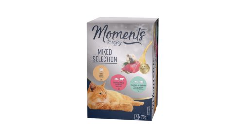Moments macska tasak MP mix válogatás 6x70g