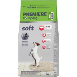 Premiere Soft száraz kutyaeledel mini adult marha 1kg