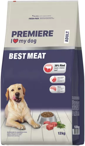 Premiere Best Meat száraz kutyaeledel adult marha 12kg