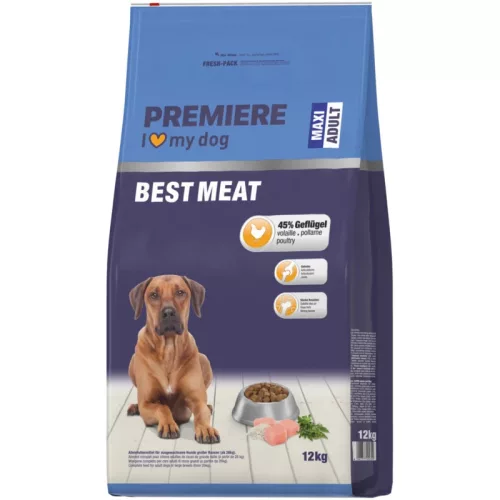Premiere Best Meat maxi adult száraz kutyaeledel csirke 12kg
