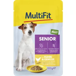   MultiFit Little Dog kutya tasak senior csirek&zöldség 24x100g