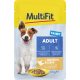 MultiFit kutya tasak adult szárnyas&máj 24x100g