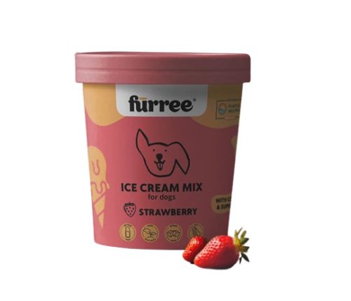 Fürree kutyafagyi epres 60g