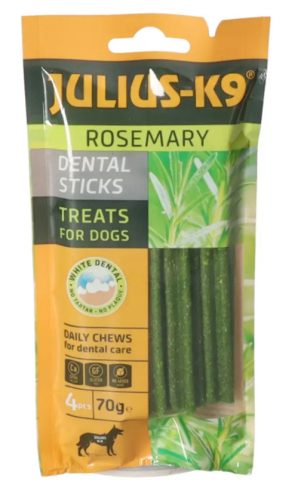 Julius K9 Dental sticks kutya jutalomfalat rozmaringgal 70g 4db