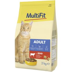 MultiFit Classic adult száraz macskaeledel marha 2kg