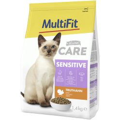 MultiFit Care sensitive száraz macskaeledel pulyka 1,4kg
