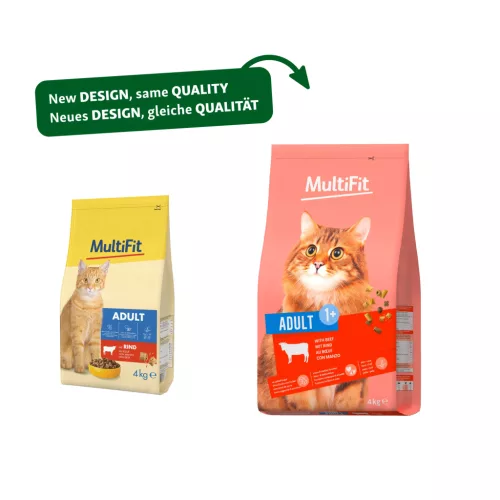 MultiFit Classic adult száraz macskaeledel marha 4kg