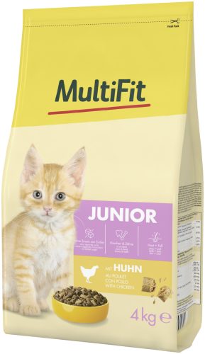 MultiFit Classic kitten száraz macskaeledel csirke 4kg