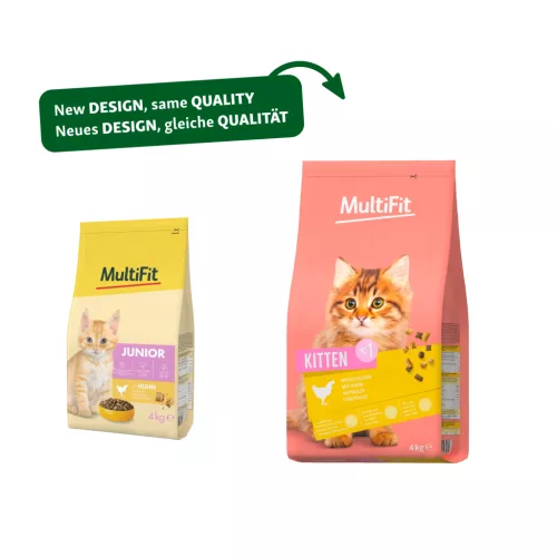 MultiFit Classic kitten száraz macskaeledel csirke 4kg