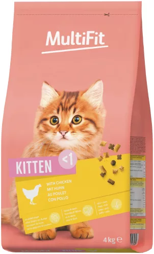 MultiFit Classic kitten száraz macskaeledel csirke 4kg