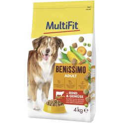   MultiFit Benissimo adult száraz kutyaeledel marha&zöldség 4kg