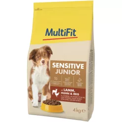   MultiFit Sensitive junior száraz kutyaeledel bárány&csirke 4kg
