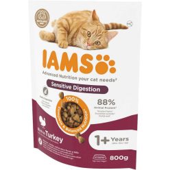   IAMS Vitality macska szárazeledel adult sensitive pulyka 800g