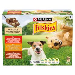 Friskies kutya tasak MP adult szószos válogatás 12x85g