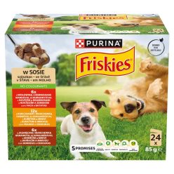 Friskies kutya tasak MP adult szószos válogatás 24x85g