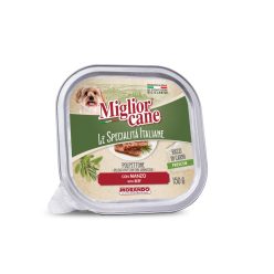 Miglior cane kutya tálka adult S marha pástétom 22x150g