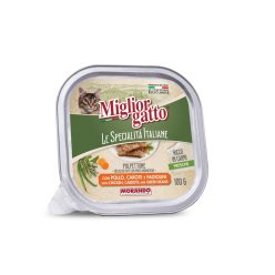   Miglior cane macska tálka adult csirke&répa pástétom 32x100g