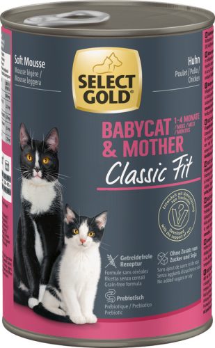 Select Gold macska konzerv kitten&mother csirke 6x400g