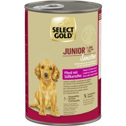   Select Gold Sensitive kutya konzerv junior ló&édesburgonya 6x400g