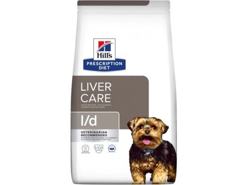 HILLS Prescription Diet májfunkció támogató száraz kutyaeledel l/d 4kg