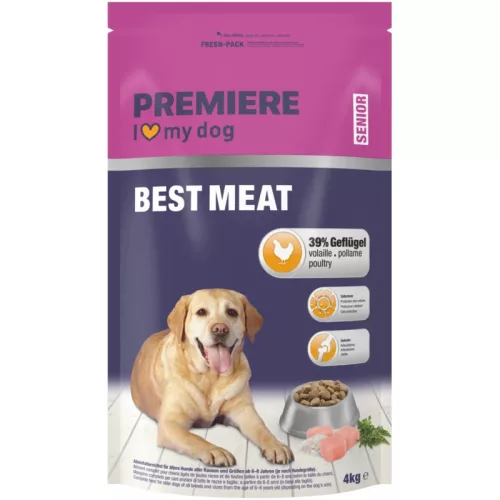 Premiere Best Meat senior száraz kutyaeledel szárnyas 4kg