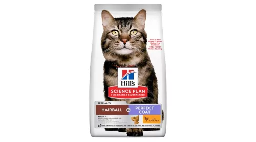Hill's Science Plan Feline Adult Hair&Perfect coat száraz macskaeledel szárnyas 3kg
