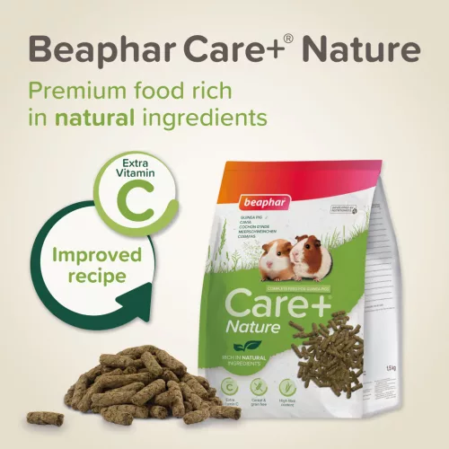 Beaphar Care+® Nature tengerimalac eledel 1,5kg