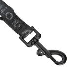 AniOne kutyapóráz logóval fényvisszaverő fekete S