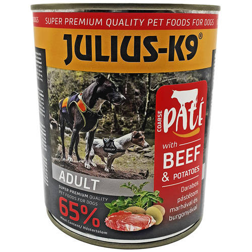 Julius K9 kutya konzerv adult marha&burg 12x800g