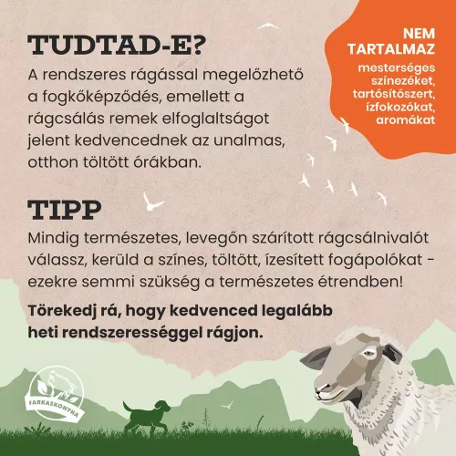 Farkaskonyha kutya rágcsa báránytüdő 200g