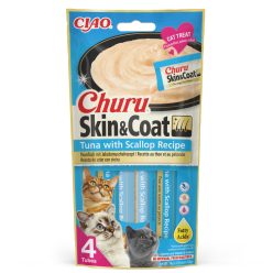 INABA Churu Skin&Coat krém tonhal&kagyló 4x14g