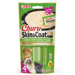 INABA Churu Skin&Coat krém csirke&kagyló 4x14g
