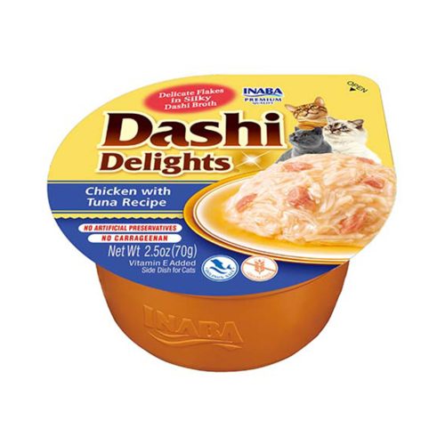 INABA Dashi Delights tál csirke&tonhal 70g